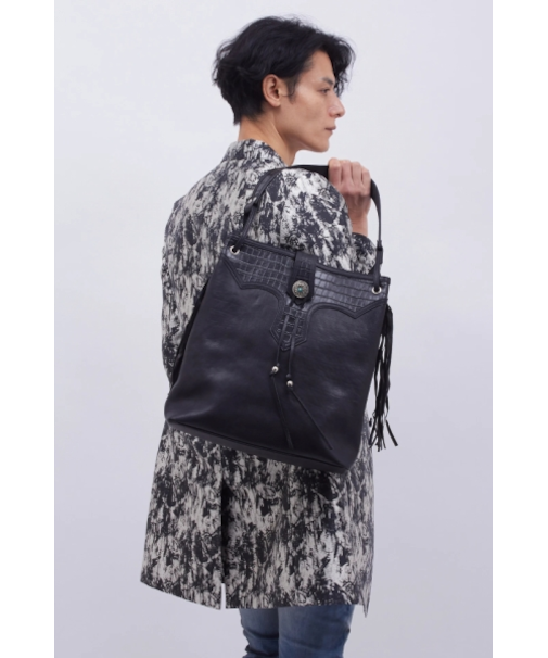 TORNADO MART∴オーバーレイコンビレザートートバック