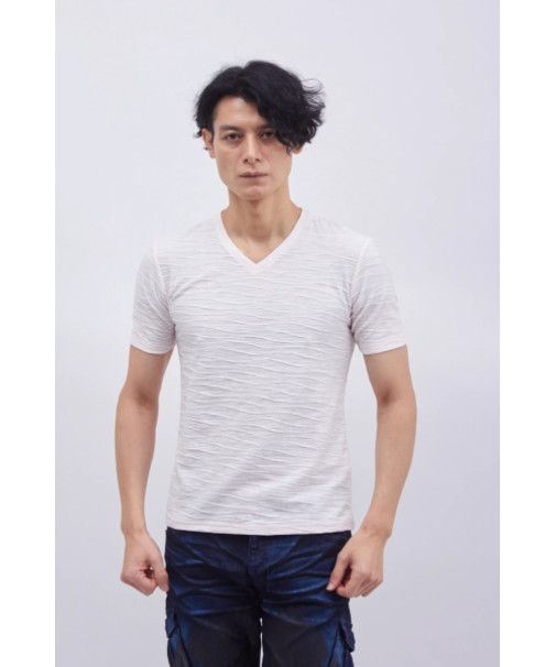 TORNADO MART∴ボーダーウェーブジャガードハンソデネック