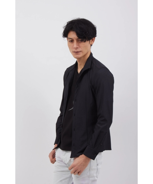 TORNADO MART∴シュリンクガラエンボストリコットシャツ｜トルネード