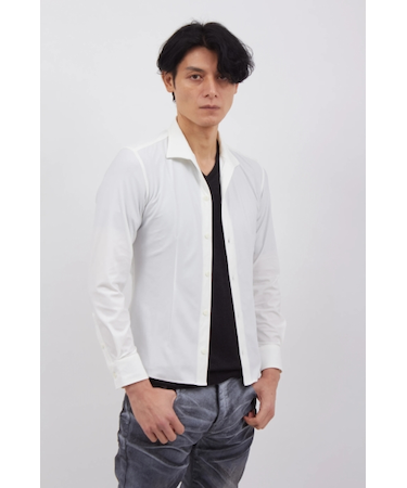 TORNADO MART∴シュリンクガラエンボストリコットシャツ