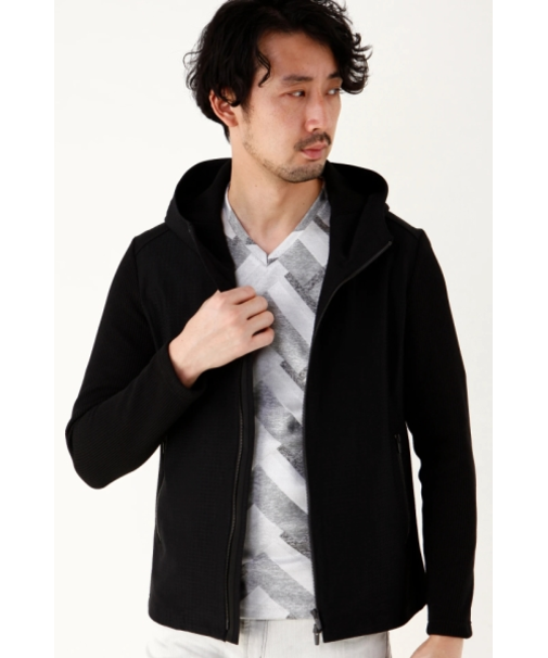 HIGH STREET∴コンビフーディーブルゾン