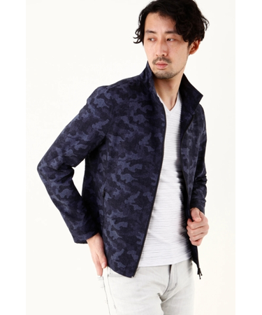HIGH STREET∴クールドッツカモフラブルゾン