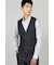 HIGH STREET∴メランジ麻綿Wフェースジャージベスト