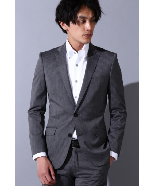 HIGH STREET∴SOLOTEXストライプJK