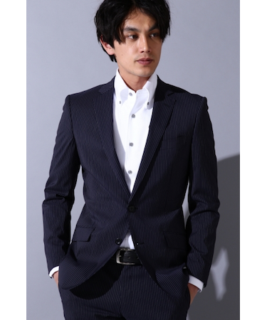 HIGH STREET∴SOLOTEXストライプJK