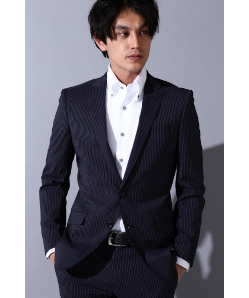 HIGH STREET∴SOLOTEXストライプJK