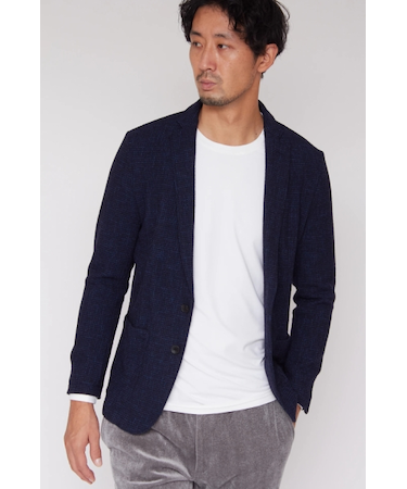 HIGH STREET∴BONOTTOソフトツィードジャケット