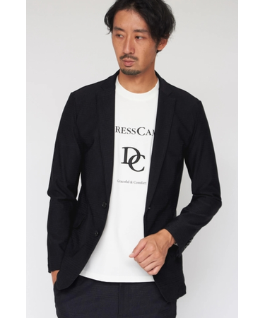 HIGH STREET∴4WAYグレンチェックジャガードジャケット