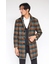 HIGH STREET∴BALLIシャギーチェックスタンドコート