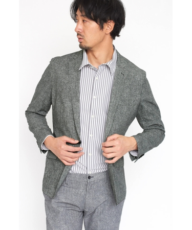HIGH STREET∴Primeflex×DotAir メランジプリントジャケット