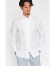HIGH STREET∴ストレッチドビーストライプドゥエBDシャツ