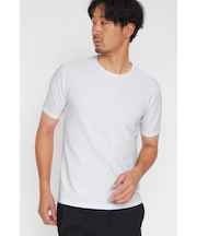 HIGH STREET∴RIPAウェーブパターン半袖クルーネックカットソー