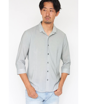 HIGH STREET∴リフラクスショートウイング７分袖シャツ