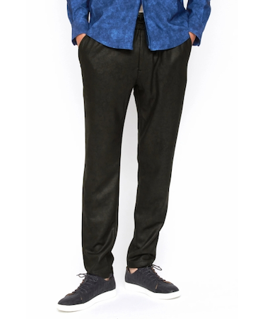 HIGH STREET∴フェイクスエードプリントイージーパンツ