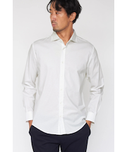 HIGH STREET∴ストレッチダイヤ柄ドビーカッタウェイシャツ