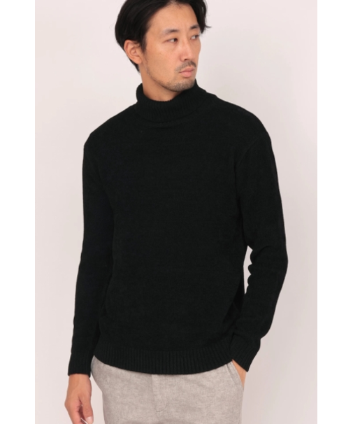 HIGH STREET∴MIXモールタートルネックニット