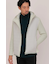 HIGH STREET∴キルトコンビ袖ニットブルゾン