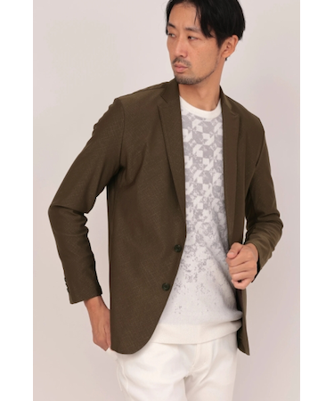 HIGH STREET∴4WAYバイアスチェックジャガードジャケット