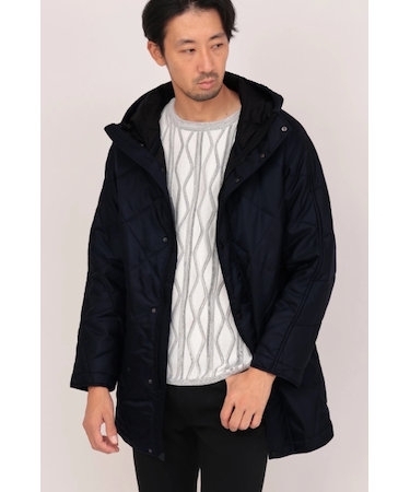 HIGH STREET∴キルトフーディーコート