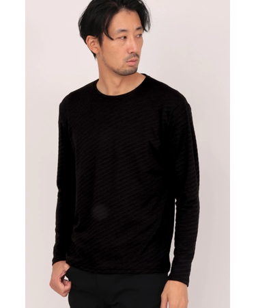 HIGH STREET∴バイヤスリンクスJQクルーネック長袖カットソー