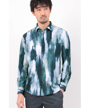 HIGH STREET∴ハイテンションFlow paintingプリントシャツ