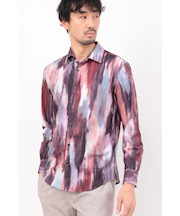 HIGH STREET∴ハイテンションFlow paintingプリントシャツ