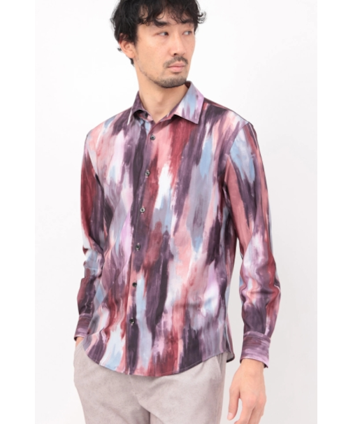 HIGH STREET∴ハイテンションFlow paintingプリントシャツ