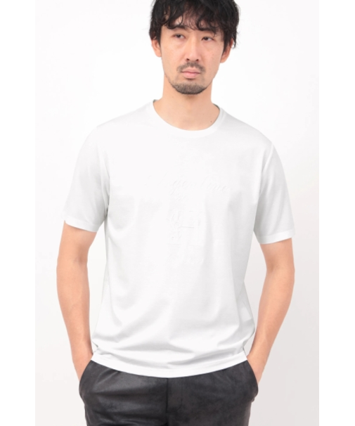 HIGH STREET∴Hロゴエンブロイダリークルーネック半袖Ｔシャツ