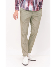 HIGH STREET∴トリコットメッシュマーブル調プリントイージーパンツ