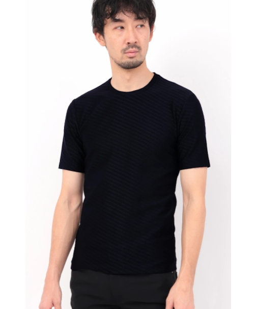 HIGH STREET∴バイヤスタック半袖クルーネックカットソー