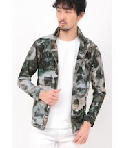 HIGH STREET∴ハイテンションMINEROプリントスタンドブルゾン