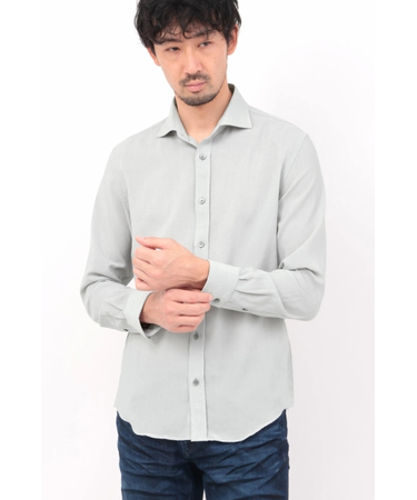 HIGH STREET∴リフラクスカッタウェイシャツ