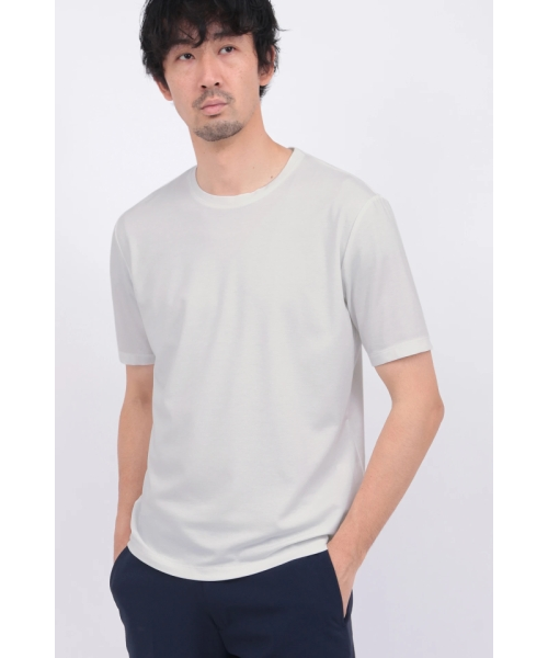 未使用【MORABITO BLANC】 半袖カットソー　クルーネック　38 未使用【MORABITO BLANC】 半袖カットソー クルーネック 38