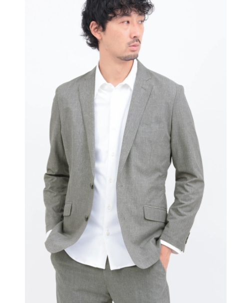 HIGH STREET∴２WAYコンフォートブラッシュプリントジャケット