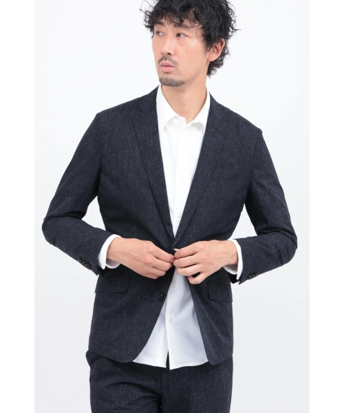 ハイストリート（HIGH STREET）/HIGH STREET∴２WAYコンフォートブラッシュプリントジャケット HIGH STREET∴2WAYコンフォートブラッシュプリントジャケット｜ハイ