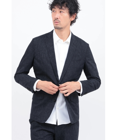 HIGH STREET∴２WAYコンフォートブラッシュプリントジャケット