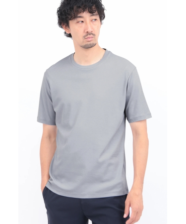 HIGH STREET∴ハイツイストスムースクルーネック半袖カットソー