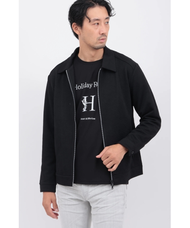 ジェオメトリアブリスターZIPショートブルゾン