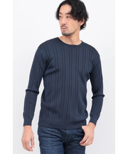 ＨＩＧＨ ＳＴＲＥＥＴ∴ブライトランダムテレコクルーネックＫＮ