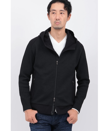 ニットコンビフーディーBL