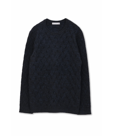 HIGH STREET∴イントレメランジモールコンビクルーネックKN