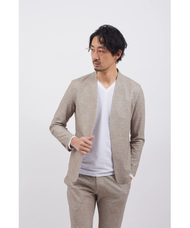 HIGH STREET∴トリコットメッシュポップサックPTノーカラーJK