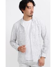 HIGH STREET∴ブラッシュプリントサッカーショートウイングシャツ