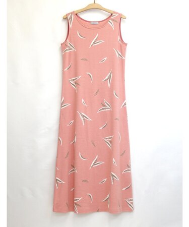 ノースリーブロングワンピース