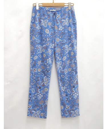 スリット入9分丈パンツ