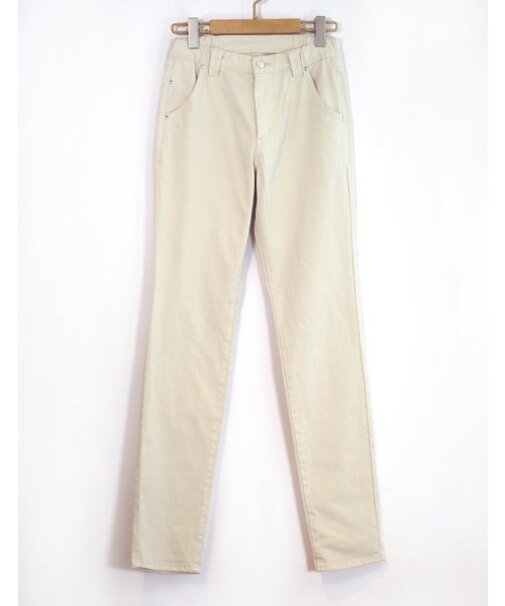 製品染タイトスリムパンツ