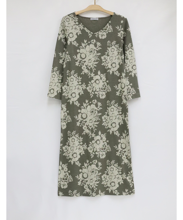 8分袖ワンピース