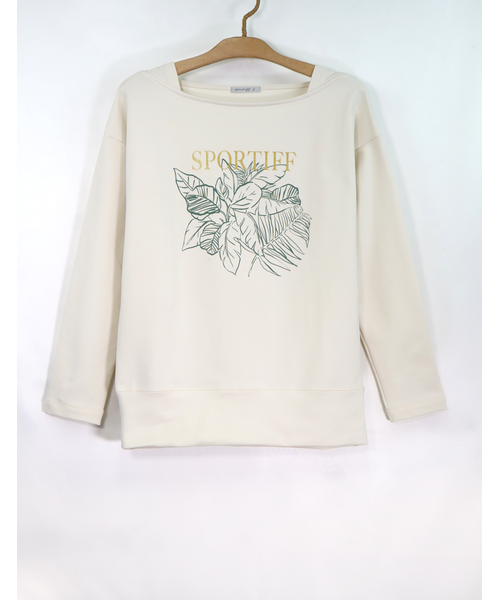 プリント長袖プルオーバー｜スポーティフの通販｜&mall（アンドモール