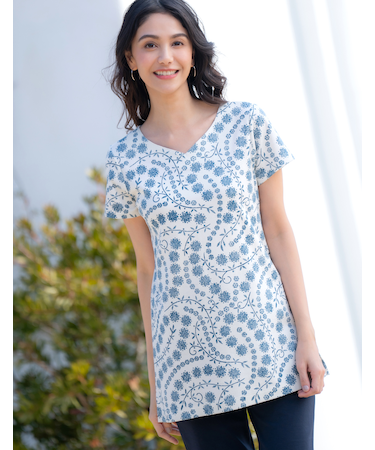 半袖チュニック