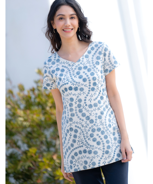 半袖チュニック